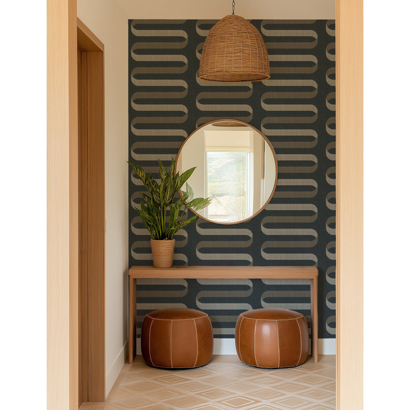 Folding Ribbon - Volcanic Wallpaper