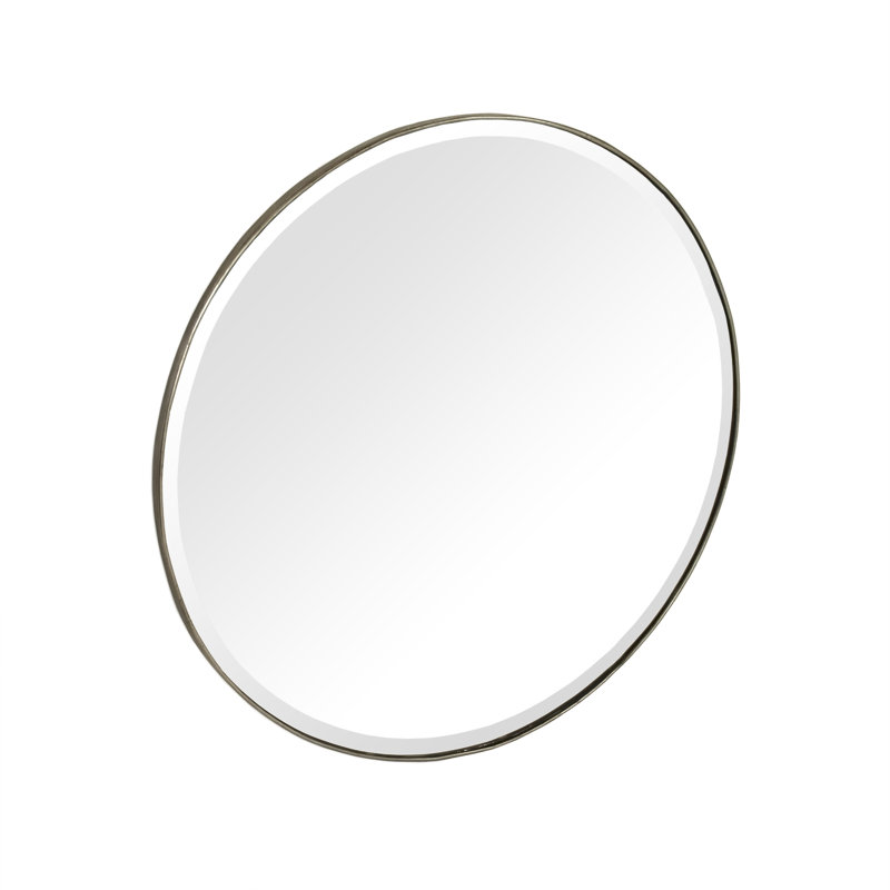 Houser Metal Concave Wall Mirror, 15.75" H x 15.75" W
