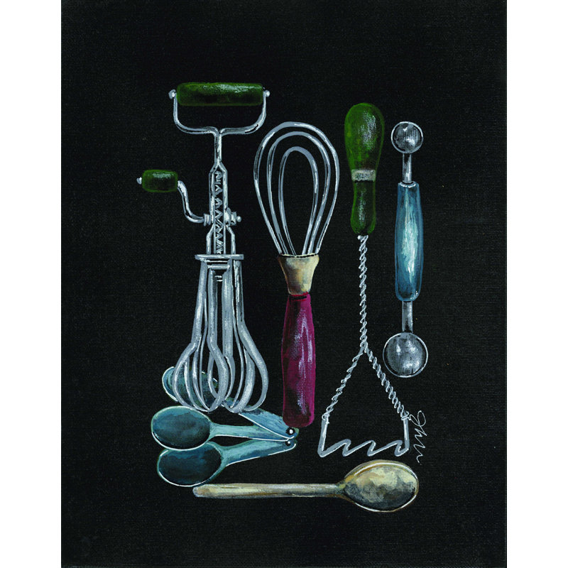 Stir Up Things - impression sur toile tendue, H 16 po x l 12 po
