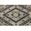Tapis de zone en laine vert/ivoire 5 pi 3 po x 7 pi 11 po one-of-kind main-noué la