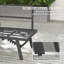 Causeuse d'extérieur 3-en-1 avec table pliante