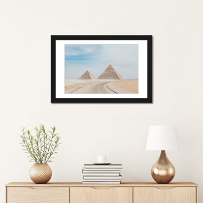 Pyramides d'Egypte par Luke Anthony Gram - impression sur toile tendue