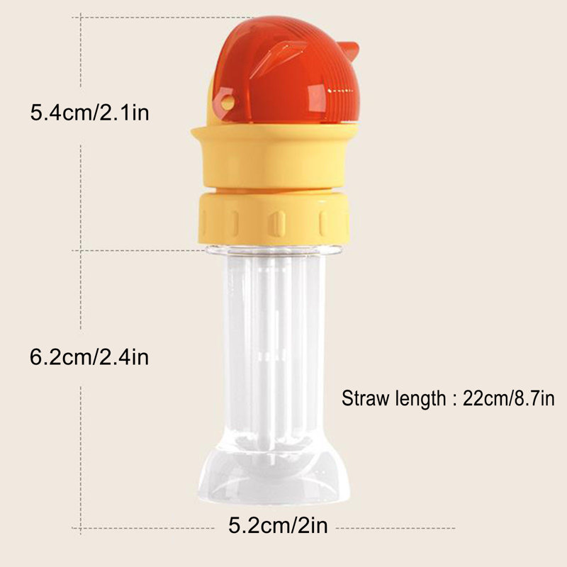 Bouchon de conversion de bec de bouteille d'eau avec pailles en silicone souple pour boire, A