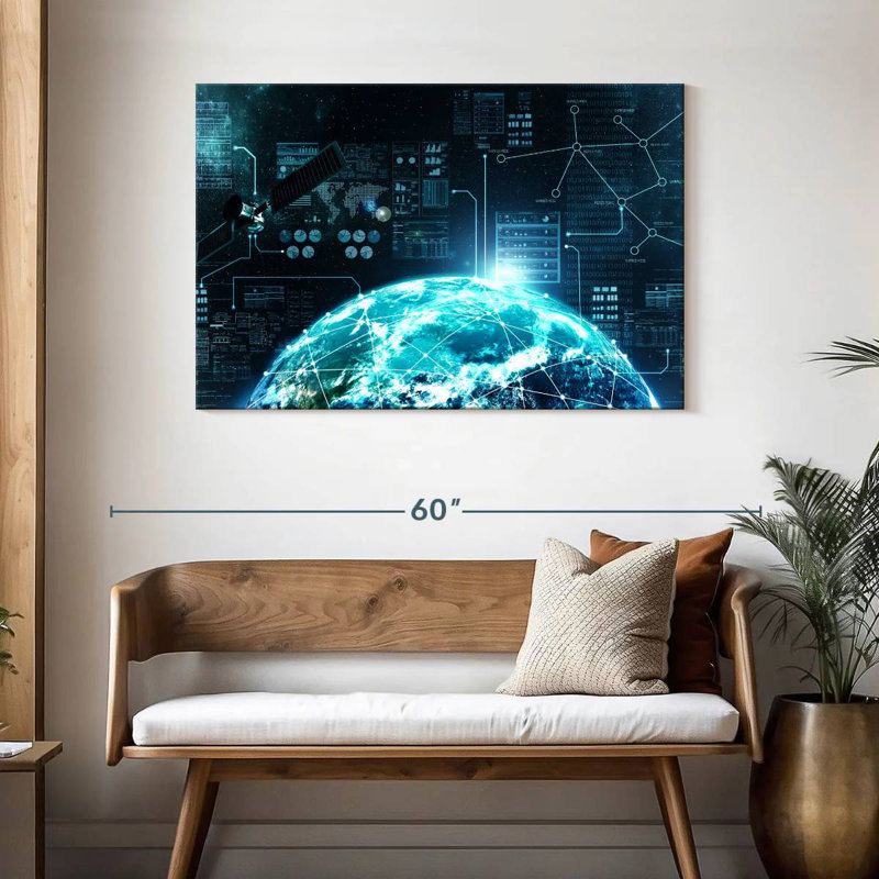 Keiri Internet In Space, 30" H x 45" W