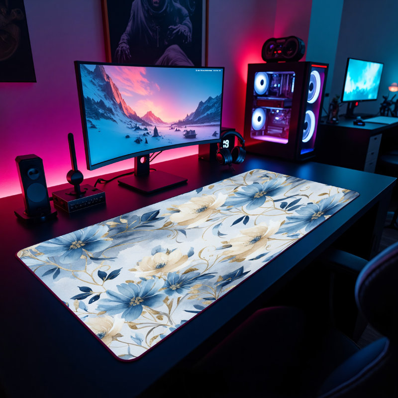Polyester Desk Pad, 23.6x13.8