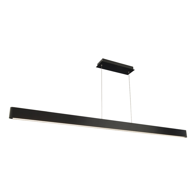 Volo 1-Light LED Kitchen Island Pendant, Black, 75"