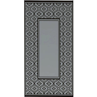 Patio Rug,Reversible Outdoor Rug, Waterproof Plastic Straw With Carry Bag
