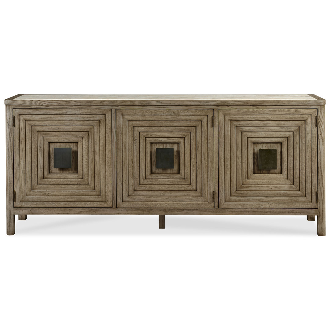 Monogram 84" Wide 2 Drawer Sideboard Fairfield Chair