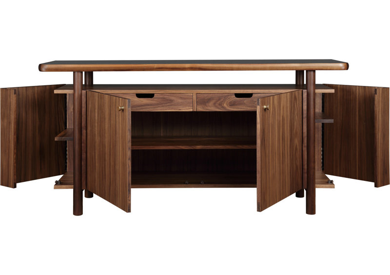 Walnut Grove Credenza - Wood Top