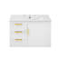 Armoire de salle de bain murale 30 "avec lavabo en céramique, armoire de salle de bain avec porte à fermeture en douceur et tiroirs, meuble-lavabo moderne avec lavabo-1378766722