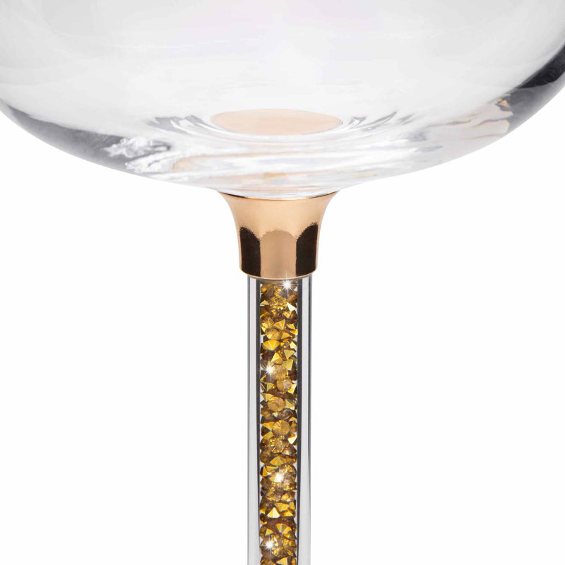 Ensemble de verres à pied Vetrina, Doré