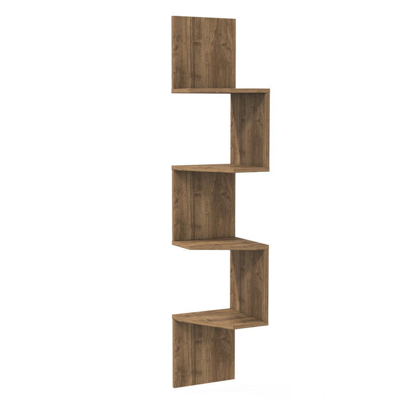 4 Piece Tiered Shelf, Latte