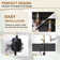 CASAINC Single-Handle Pull-Down Kitchen Faucet Single Hole Faucet with Deck Plate