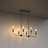 Candle Style 6 - Light Linear Kitchen Island Pendant Dining Room Chandelier