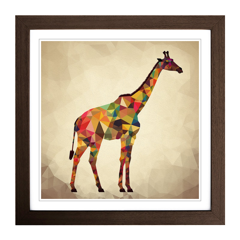 Giraffe Constructivism No.2 - Framed Print