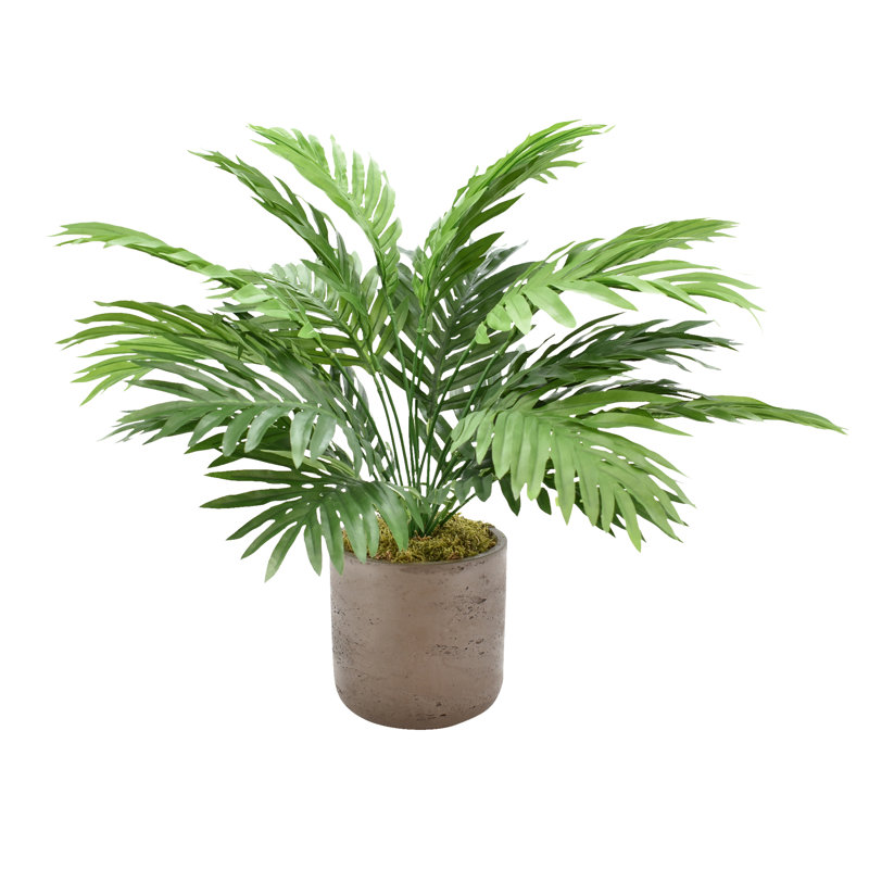 Palmier artificiel en pot 16 po Areca, Brun