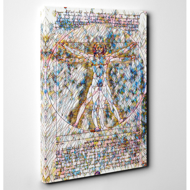 Leonardo Da Vinci - Wrapped Canvas Print, 60cm H x 40cm W