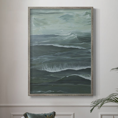 Sandbar Break II Framed Print - Solid Wood