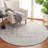 Bathilda Hand Tufted Wool/Bamboo Silk/Cotton with Cotton Backing Oriental Rug in Gray/Ivory-1152176827