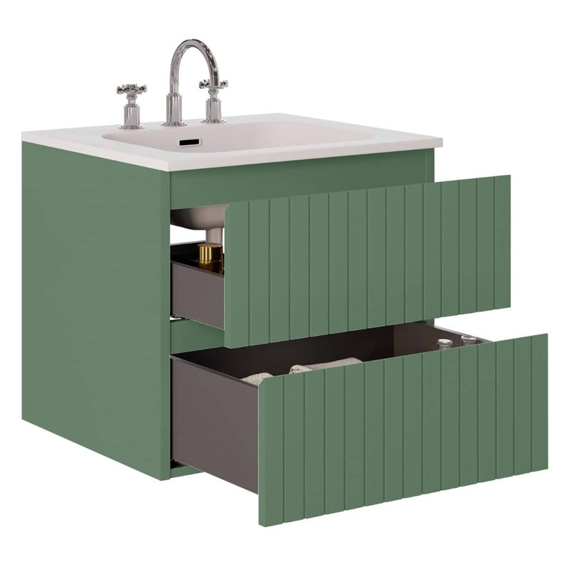 Prima 24.25'' W Single Vanity, Forest Green, 24"