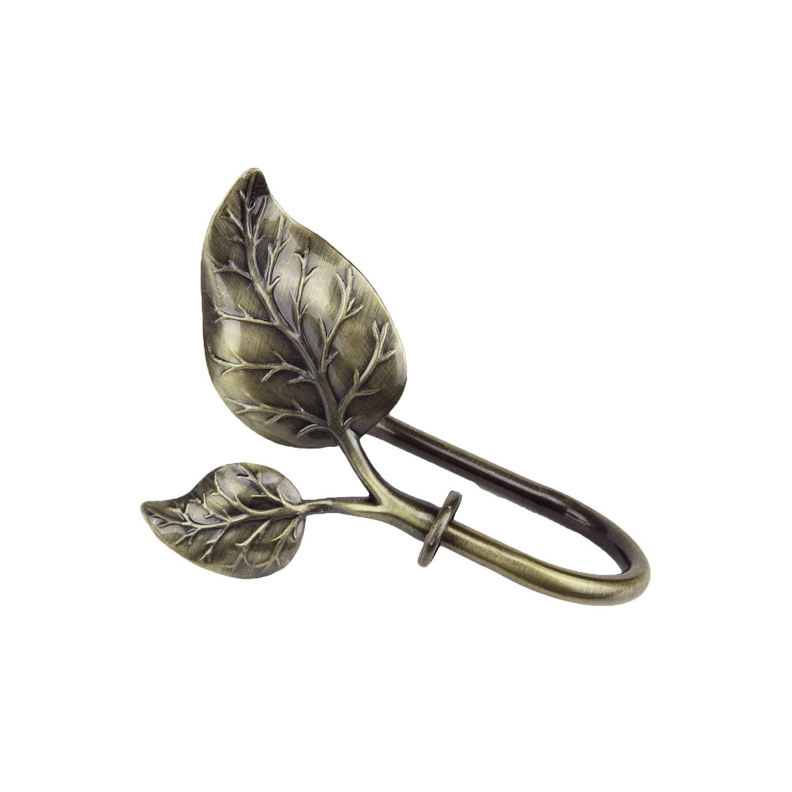 Sycamore Curtain Holdback, Antique Brass