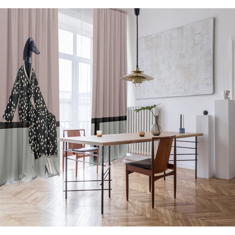 Velvet Blackout Curtain Panel Pair, 148cm Width x 250cm Drop