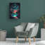 Art mural sur toile tendue - Art mural «Andromeda Beach» Wumples pour le salon, la chambre à coucher ou le bureau - 22 x 32