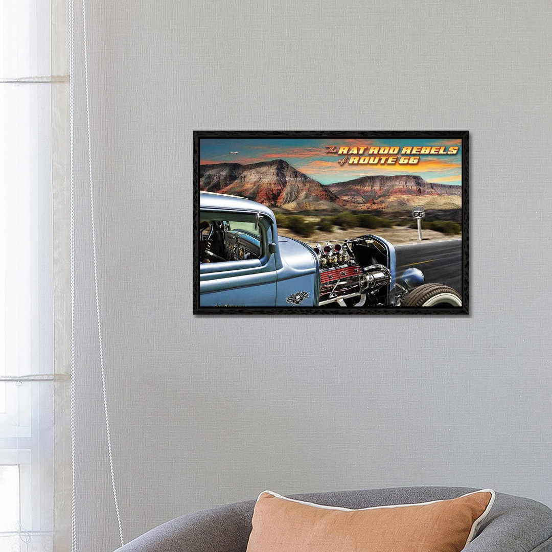 Rat Rod Rebels von Larry Grossman - Gallery-Wrapped Canvas Giclée on Canvas