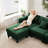 Boucle Upholstered Ottoman For Sectional-84065912