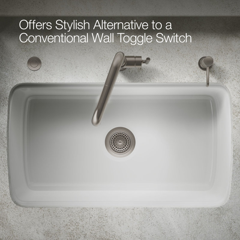 Garbage Disposal Air Switch Kit, Chrome