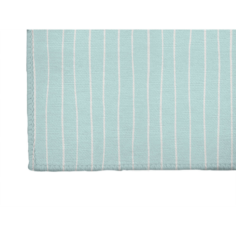 Smooth Lay Chimi Indoor Doormat, 60" W x 84" L, Light Blue