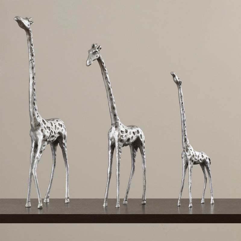 3 Piece Giraffe Family Figurine Set