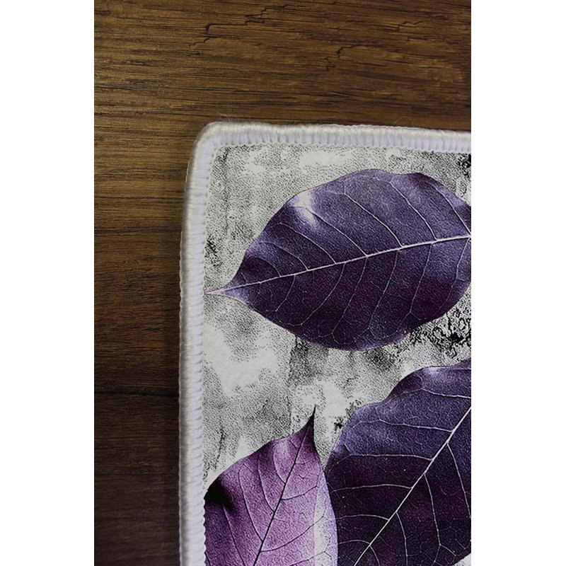 Stylish Hall Carpet (2.6 x 4.9 ft), 100% Polyester, 650 g/m² | Antibacterial, Non-Slip Underside, 0.3 in Pile Height | Machine Washable, 3D Digital Printing | Perfect for Entryway, Living Room, and Bedroom Décor