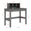 Grey Finish Writing Lagena with Ample Storage and Sleek Design, Perfect for Home Office and Study Areas.