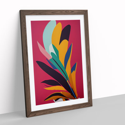 Feathers In Abstract No.3 - Single Picture Frame Print