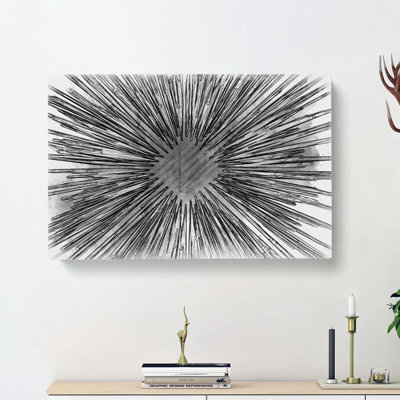 Explosion of Joy in Abstract - Wrapped Canvas Graphic Art Print