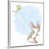 Cadre pour toile flottant blanc