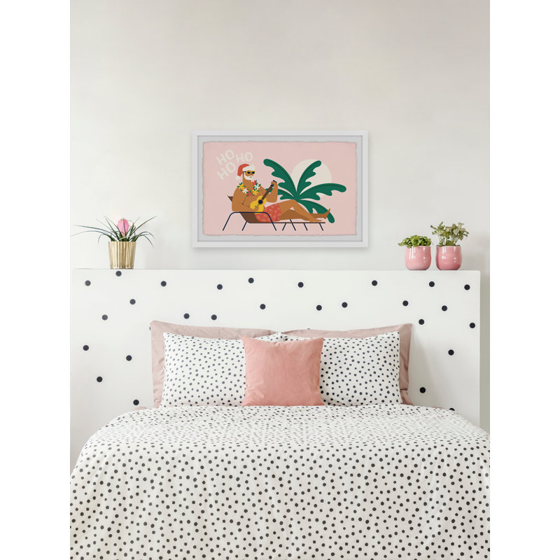 Hawaiian Christmas - Single Picture Frame Painting, 38cm H x 45cm W x 3.81cm D
