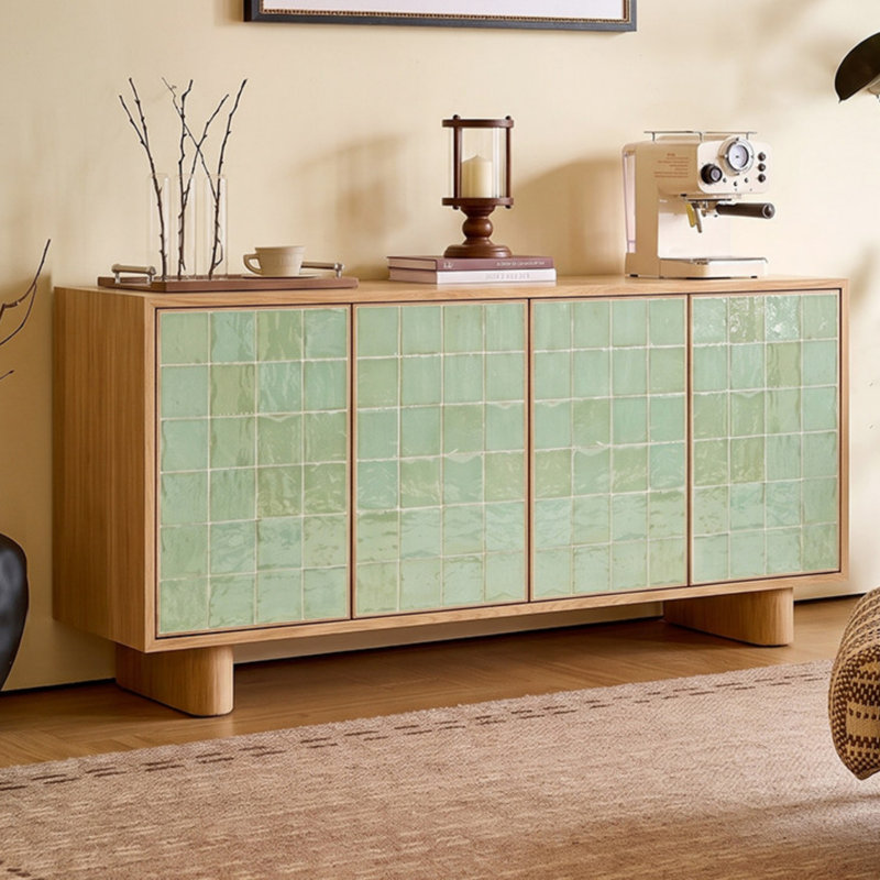 Buffet grande capacité de qualité supérieure, 36.22" H x 80.31" W x 15.75" D