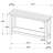 Castleton White Wood Entryway Sofa Console Table