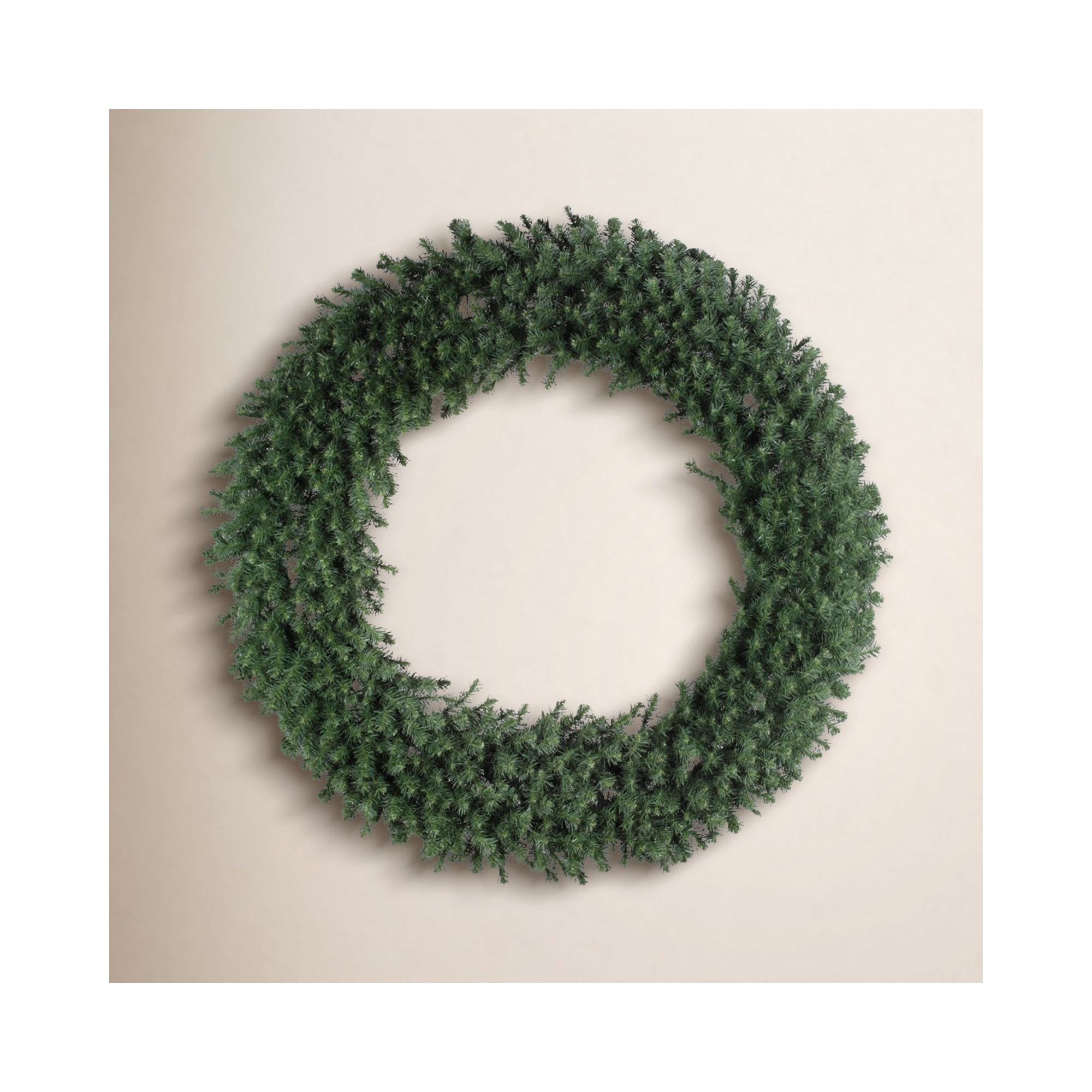 Artificial Douglas Fir Wreath Unlit, 60" H