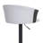 Adjustable Black Wood Bar Stool