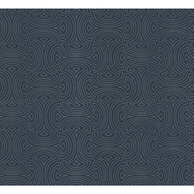 Geometric Wallpaper Roll by Candice Olson