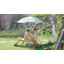 Outsunny Kids Picnic Table, Sand and Water, Benches, Kids 3-6, Brown