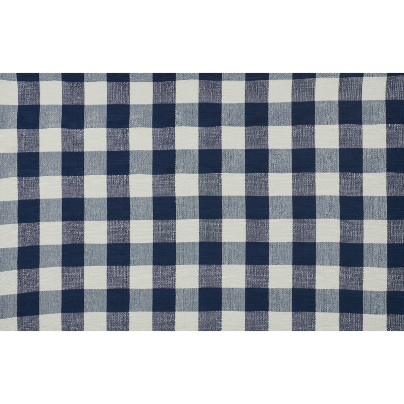 Barnes Performance Check Fabric, Blue