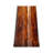 Glass & Marble Accent Table with Tapered Base Modern Side Table for Living Room, Bedroom, Office & Home Decor 20" Brown.