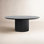 Anela Oak Round Solid Wood Base Dining Table