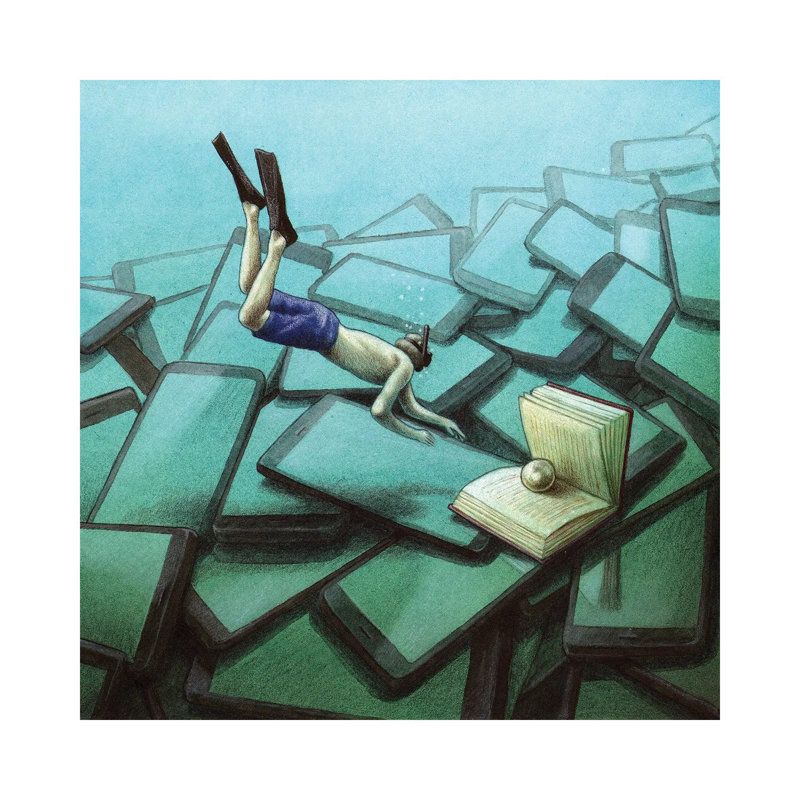 Perle par Pawel Kuczynski - reproduction sur toile tendue, H 12 po x l 12 po x P 0,75 po