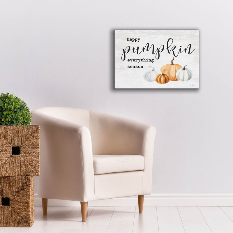 Art mural épique Graffiti «Happy Pumpkin Everything Season» par 26 po x 18 po, H 18 po x l 26 po