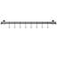 Steel Handcrafted Rectangle Wall Mounted Pot Rack-837060803